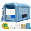 image:imageVEVOR Inflatable Paint Booth 3937 x 1640 x 1312 ft Inflatable Spray Booth with 950W1100W Blowers Air Filter System Triangular Roof for Painting Car Truck Furniture Automotive Sheet Metal13x10x9Ft