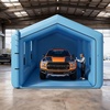 image:imageVEVOR Inflatable Paint Booth 3937 x 1640 x 1312 ft Inflatable Spray Booth with 950W1100W Blowers Air Filter System Triangular Roof for Painting Car Truck Furniture Automotive Sheet Metal39x16x13Ft