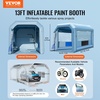 image:imageVEVOR Inflatable Paint Booth 3937 x 1640 x 1312 ft Inflatable Spray Booth with 950W1100W Blowers Air Filter System Triangular Roof for Painting Car Truck Furniture Automotive Sheet Metal13x10x9Ft
