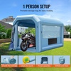 image:imageVEVOR Inflatable Paint Booth 3937 x 1640 x 1312 ft Inflatable Spray Booth with 950W1100W Blowers Air Filter System Triangular Roof for Painting Car Truck Furniture Automotive Sheet Metal13x10x9Ft