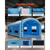 image:imageVEVOR Inflatable Paint Booth 3937 x 1640 x 1312 ft Inflatable Spray Booth with 950W1100W Blowers Air Filter System Triangular Roof for Painting Car Truck Furniture Automotive Sheet Metal33x20x13Ft