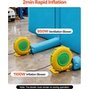 image:imageVEVOR Inflatable Paint Booth 3937 x 1640 x 1312 ft Inflatable Spray Booth with 950W1100W Blowers Air Filter System Triangular Roof for Painting Car Truck Furniture Automotive Sheet Metal39x16x13Ft