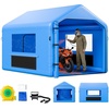 image:imageVEVOR Inflatable Paint Booth 3937 x 1640 x 1312 ft Inflatable Spray Booth with 950W1100W Blowers Air Filter System Triangular Roof for Painting Car Truck Furniture Automotive Sheet Metal13x10x9Ft