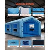 image:imageVEVOR Inflatable Paint Booth 3937 x 1640 x 1312 ft Inflatable Spray Booth with 950W1100W Blowers Air Filter System Triangular Roof for Painting Car Truck Furniture Automotive Sheet Metal39x16x13Ft