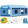 image:imageVEVOR Inflatable Paint Booth 98 x 82 x 82 ft Inflatable Spray Booth with 550W Powerful Blower and Air Filter System Portable Car Paint Booth for Motorcycle Bicycle Small Furniture Painting30x16x12Ft