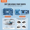 image:imageVEVOR Inflatable Paint Booth 98 x 82 x 82 ft Inflatable Spray Booth with 550W Powerful Blower and Air Filter System Portable Car Paint Booth for Motorcycle Bicycle Small Furniture Painting26x15x10Ft