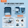 image:imageVEVOR Inflatable Paint Booth 98 x 82 x 82 ft Inflatable Spray Booth with 550W Powerful Blower and Air Filter System Portable Car Paint Booth for Motorcycle Bicycle Small Furniture Painting10x85x85Ft