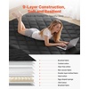 image:imageVEVOR Japanese Floor Mattress Futon Mattress 100 High Density Comfortable Foam Foldable Tatami Mat with Storage Bag Sleeping Pad for Camping Dormitory YogaBlack