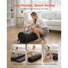 image:imageVEVOR Japanese Floor Mattress Futon Mattress 100 High Density Comfortable Foam Foldable Tatami Mat with Storage Bag Sleeping Pad for Camping Dormitory YogaBlack