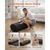 image:imageVEVOR Japanese Floor Mattress Futon Mattress 100 High Density Comfortable Foam Foldable Tatami Mat with Storage Bag Sleeping Pad for Camping Dormitory YogaBlack