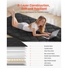image:imageVEVOR Japanese Floor Mattress Futon Mattress 100 High Density Comfortable Foam Foldable Tatami Mat with Storage Bag Sleeping Pad for Camping Dormitory YogaBlack