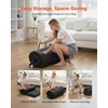 image:imageVEVOR Japanese Floor Mattress Futon Mattress 100 High Density Comfortable Foam Foldable Tatami Mat with Storage Bag Sleeping Pad for Camping Dormitory YogaBlack