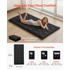 image:imageVEVOR Japanese Floor Mattress Futon Mattress 100 High Density Comfortable Foam Foldable Tatami Mat with Storage Bag Sleeping Pad for Camping Dormitory YogaBlack