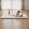 image:imageVEVOR Japanese Floor Mattress Futon Mattress 100 High Density Comfortable Foam Foldable Tatami Mat with Storage Bag Sleeping Pad for Camping Dormitory YogaWhite