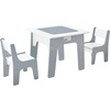 image:imageVEVOR Kid Activity Table and 2 Chairs Set 232320inch Graffiti amp Building Blocks DoubleSided Tabletop Toddler Play Table with Storage for Kids 3 Years Large Storage Space Gift for Boys amp Girls232320inch