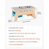 image:imageVEVOR Kid Activity Table and 2 Chairs Set 232320inch Graffiti amp Building Blocks DoubleSided Tabletop Toddler Play Table with Storage for Kids 3 Years Large Storage Space Gift for Boys amp Girls361915inch