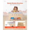 image:imageVEVOR Kid Activity Table and 2 Chairs Set 232320inch Graffiti amp Building Blocks DoubleSided Tabletop Toddler Play Table with Storage for Kids 3 Years Large Storage Space Gift for Boys amp Girls361915inch