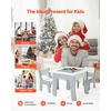 image:imageVEVOR Kid Activity Table and 2 Chairs Set 232320inch Graffiti amp Building Blocks DoubleSided Tabletop Toddler Play Table with Storage for Kids 3 Years Large Storage Space Gift for Boys amp Girls232320inch