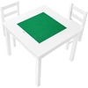image:imageVEVOR Kid Activity Table and 2 Chairs Set 232320inch Graffiti amp Building Blocks DoubleSided Tabletop Toddler Play Table with Storage for Kids 3 Years Large Storage Space Gift for Boys amp Girls252520inch