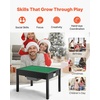 image:imageVEVOR Kid Activity Table and 2 Chairs Set 232320inch Graffiti amp Building Blocks DoubleSided Tabletop Toddler Play Table with Storage for Kids 3 Years Large Storage Space Gift for Boys amp Girls322420inch