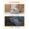 image:imageVEVOR Kids Couch 2in1 Toddler Chairs Comfy Toddler Couch Sofa Bed Fold Out Convertible Sofa to Lounger Kids Chair Seat Playroom Furniture for Kids Girls amp Boys Sky BlueLight Grey
