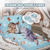 image:imageVEVOR Kids Couch 2in1 Toddler Chairs Comfy Toddler Couch Sofa Bed Fold Out Convertible Sofa to Lounger Kids Chair Seat Playroom Furniture for Kids Girls amp Boys Sky BlueLight Blue