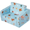 image:imageVEVOR Kids Couch 2in1 Toddler Chairs Comfy Toddler Couch Sofa Bed Fold Out Convertible Sofa to Lounger Kids Chair Seat Playroom Furniture for Kids Girls amp Boys Sky BlueLight Blue