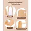image:imageVEVOR Kids Dress Up Storage with Mirror Dress Up Closet Toddler Wardrobe Closet for Little Girls Armoire with Shelves amp Bottom Tray Costume Organizer Toddler Room Furniture for Bedroom NaturalWood