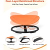 image:imageVEVOR Kids Swivel Chair 220 lbs Capacity Sensory Spinning Chair Autistic Kids Sensory Toy Seat with NonSlip Metal Base Round Shape Toddler Sit amp Spin Seat for Coordination Balance Focus Orange