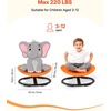 image:imageVEVOR Kids Swivel Chair 220 lbs Capacity Sensory Spinning Chair Autistic Kids Sensory Toy Seat with NonSlip Metal Base Round Shape Toddler Sit amp Spin Seat for Coordination Balance Focus Orange