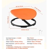 image:imageVEVOR Kids Swivel Chair 220 lbs Capacity Sensory Spinning Chair Autistic Kids Sensory Toy Seat with NonSlip Metal Base Round Shape Toddler Sit amp Spin Seat for Coordination Balance Focus Orange