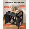 image:imageVEVOR Kitchen Island Cart with Storage 4236 in Wide Island Table for Kitchen with 2 Drawers Storage Cabinet Table for Home Dining Room White313WBlack