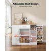 image:imageVEVOR Kitchen Island Cart with Storage 4236 in Wide Island Table for Kitchen with 2 Drawers Storage Cabinet Table for Home Dining Room White4236W
