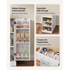 image:imageVEVOR Kitchen Island Cart with Storage 4236 in Wide Island Table for Kitchen with 2 Drawers Storage Cabinet Table for Home Dining Room White4236W
