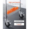 image:imageVEVOR Kitchen Utility Cart 3 Tier Heavy Duty Adjustable Wire Storage Rack Commercial Steel Rolling Service Trolley on Wheels Work Table with Handle Bar for Garage and Laundry Room 40x25x409 in178D x 35W x 409H Upgraded