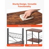 image:imageVEVOR Kitchen Utility Cart 3 Tier Heavy Duty Adjustable Wire Storage Rack Commercial Steel Rolling Service Trolley on Wheels Work Table with Handle Bar for Garage and Laundry Room 40x25x409 in158D x 237W x 355H Vintage