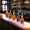 image:imageVEVOR LED Lighted Liquor Bottle Display 1 Tier 48 Inches Whiskey Rack Supports USB Illuminated Home Bar Shelf with RF Remote amp App Control 7 Static Colors Acrylic Lighted Shelf for 12 Bottles1 Step 40 Inches