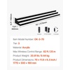 image:imageVEVOR LED Lighted Liquor Bottle Display 1 Tier 48 Inches Whiskey Rack Supports USB Illuminated Home Bar Shelf with RF Remote amp App Control 7 Static Colors Acrylic Lighted Shelf for 12 Bottles3 Step 70 Inches
