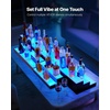 image:imageVEVOR LED Lighted Liquor Bottle Display 1 Tier 48 Inches Whiskey Rack Supports USB Illuminated Home Bar Shelf with RF Remote amp App Control 7 Static Colors Acrylic Lighted Shelf for 12 Bottles2 Step 20 Inches