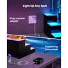 image:imageVEVOR LED Lighted Liquor Bottle Display 1 Tier 48 Inches Whiskey Rack Supports USB Illuminated Home Bar Shelf with RF Remote amp App Control 7 Static Colors Acrylic Lighted Shelf for 12 Bottles3 Step 20 Inches