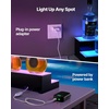 image:imageVEVOR LED Lighted Liquor Bottle Display 1 Tier 48 Inches Whiskey Rack Supports USB Illuminated Home Bar Shelf with RF Remote amp App Control 7 Static Colors Acrylic Lighted Shelf for 12 Bottles2 Step 20 Inches