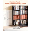 image:imageVEVOR Media Storage Cabinet 4Tier DVD Shelf Organizer 2402 x 1449 x 3331 in Multimedia Storage Organizer for CDs DVDs Books Games CD Shelf for Living Room Home Office Recording Room BlackBlack
