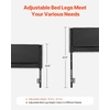 image:imageVEVOR Metal Headboard Queen Size Headboard with Adjustable Height W5965 x H4055 x D15 inches Ideal for Bedroom Hotel Homestay Dormitory BlackDiamond Tufted