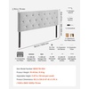 image:imageVEVOR Metal Headboard Queen Size Headboard with Adjustable Height W5965 x H4055 x D15 inches Ideal for Bedroom Hotel Homestay Dormitory BlackDiamond Tufted