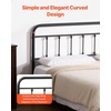 image:imageVEVOR Metal Headboard Queen Size Headboard with Adjustable Height W5965 x H4055 x D15 inches Ideal for Bedroom Hotel Homestay Dormitory BlackMetal