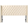 image:imageVEVOR Metal Headboard Queen Size Headboard with Adjustable Height W5965 x H4055 x D15 inches Ideal for Bedroom Hotel Homestay Dormitory Blackcarbon steel