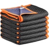 image:imageVEVOR Moving Blankets 12 Pcs 72 x 40 in 32 lbsdz Large Packing Blankets with Cotton Filling Heavy Duty Nonwoven Fabric Padded Moving Blanket for Shipping Wrapping Protecting Furniture6 Pcs26 lbsdz