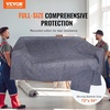 image:imageVEVOR Moving Blankets 72 x 54 21 lbsdz Weight 12 Packs Professional Recycled Cotton Packing Blanket Large Heavy Duty Shipping Mover Pads Perfect for Protecting Furniture Floors AppliancesGray