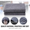 image:imageVEVOR Moving Blankets 72 x 54 21 lbsdz Weight 12 Packs Professional Recycled Cotton Packing Blanket Large Heavy Duty Shipping Mover Pads Perfect for Protecting Furniture Floors AppliancesGray