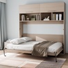 image:imageVEVOR Murphy Bed Kit Twin Size Deluxe DIY Wall Bed Mechanical Hardware Kit Pneumatic Lever Heavy Duty Bed Frame Support Folding Cabinet Wall Bed Space Saving Design for Guestroom Easy to BuildQueen Size